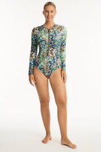 Load image into Gallery viewer, Wildflower Long Sleeved Multifit One Piece Sea
