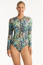 Load image into Gallery viewer, Wildflower Long Sleeved Multifit One Piece Sea