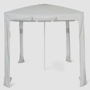 Beach Cabana Sea Sage Stripe
