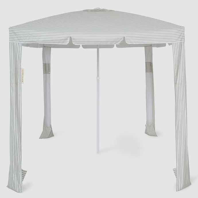Beach Cabana Sea Sage Stripe
