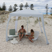 Load image into Gallery viewer, Beach Cabana Sea Sage Stripe