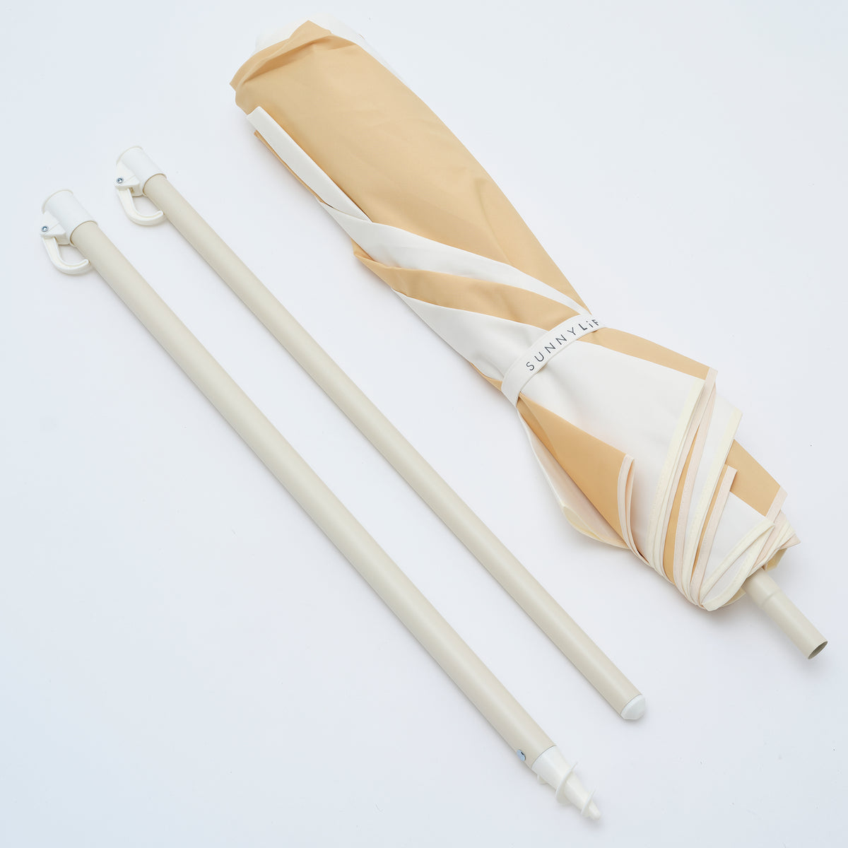 Compact Beach Umbrella Butternut