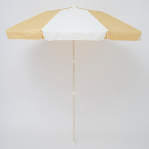 Compact Beach Umbrella Butternut