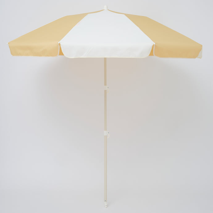 Compact Beach Umbrella Butternut