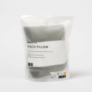 Inflatable Beach Pillow The Vacay Olive Stripe