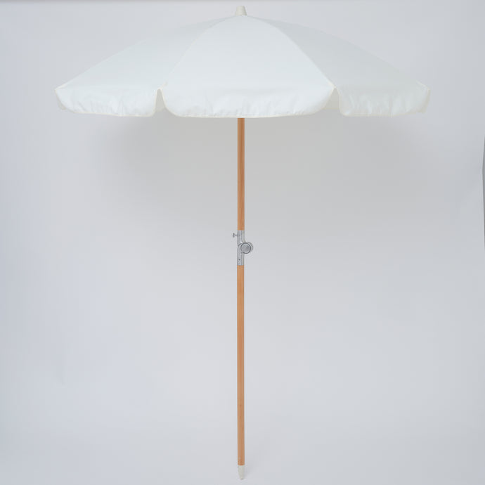 Luxe Beach Umbrella Cream
