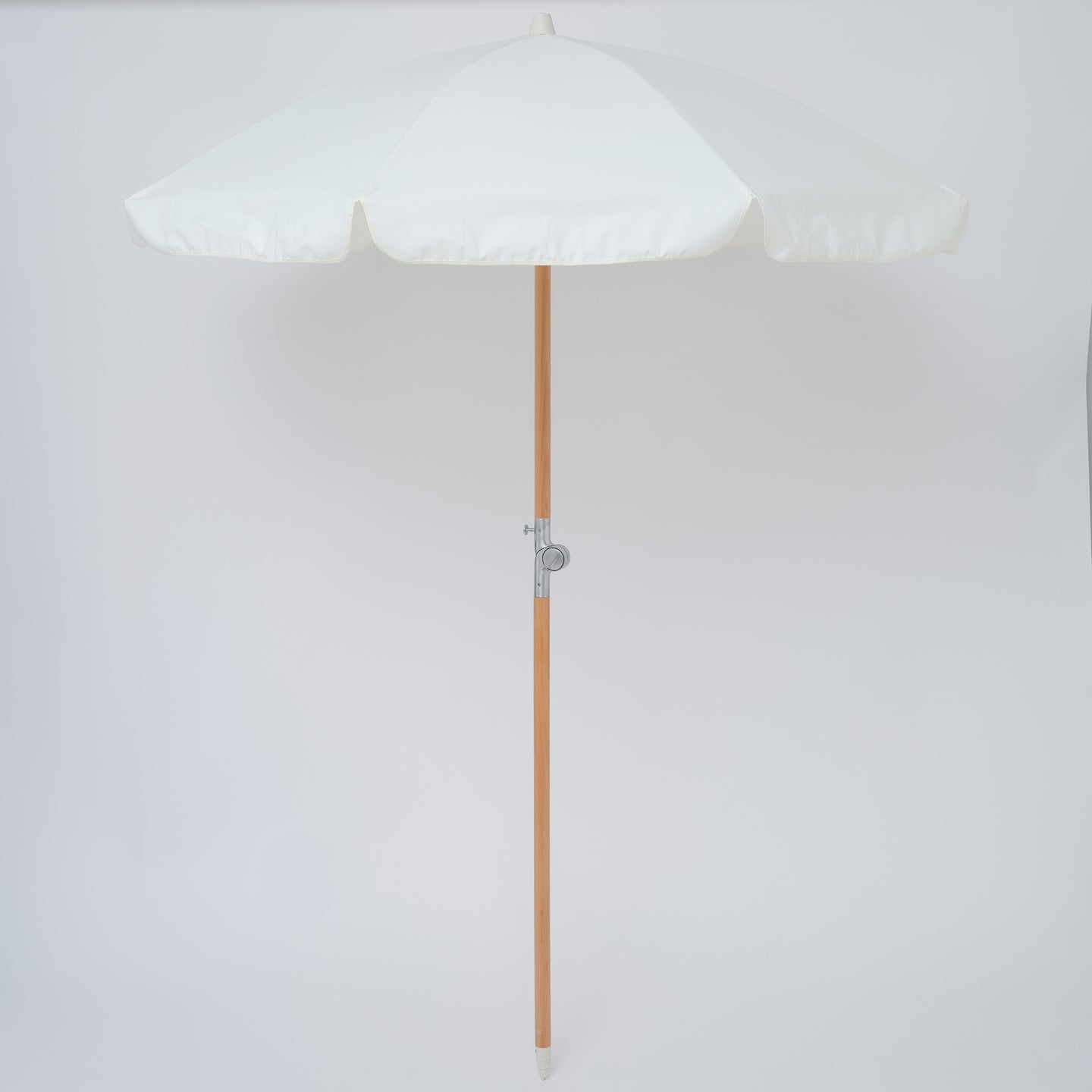 Luxe Beach Umbrella Cream