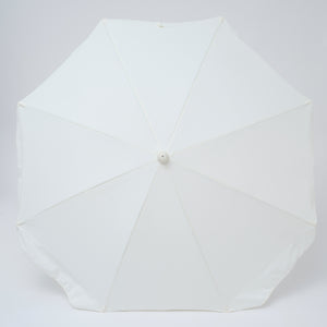 Luxe Beach Umbrella Cream
