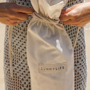 Luxe Beach Umbrella Cream