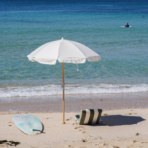 Luxe Beach Umbrella Cream