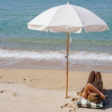 Load image into Gallery viewer, Luxe Beach Umbrella Cream
