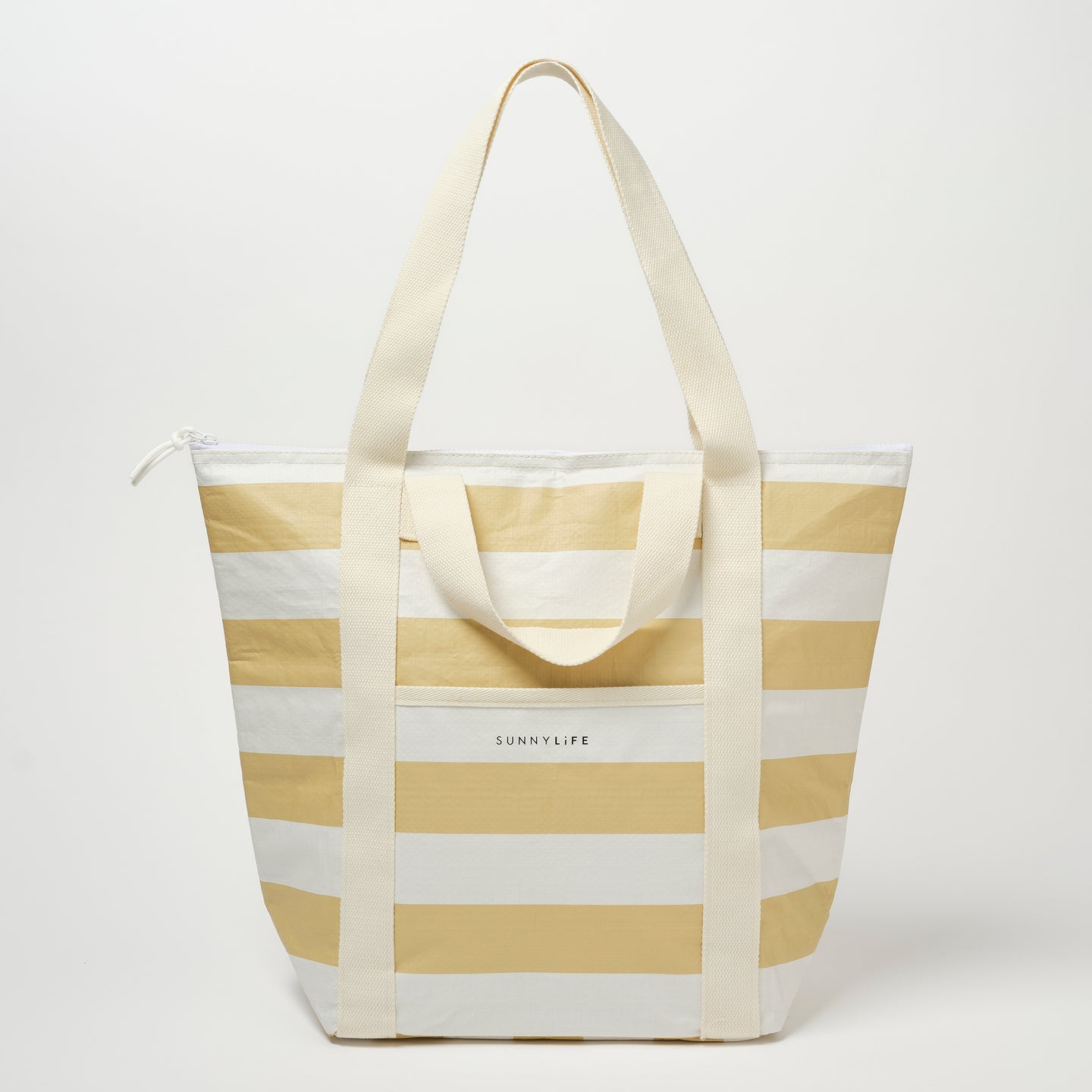 Light Cooler Tote Butternut Stripe