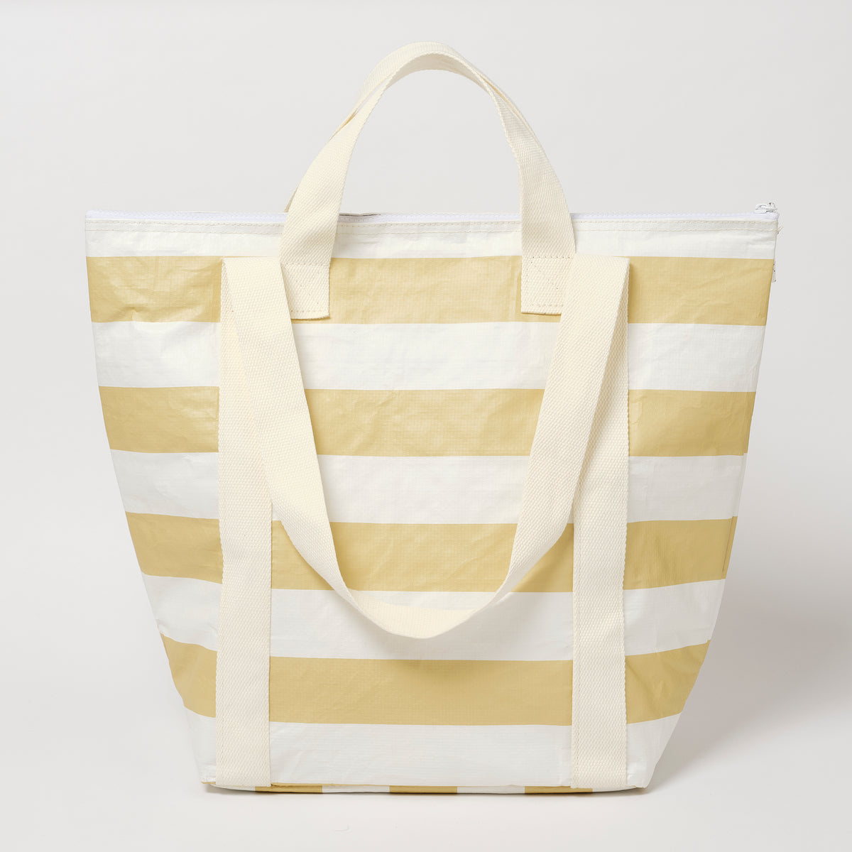 Light Cooler Tote Butternut Stripe