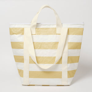Light Cooler Tote Butternut Stripe