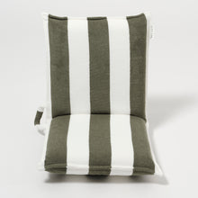Load image into Gallery viewer, Terry Travel Lounger The Vacay Olive Stripe