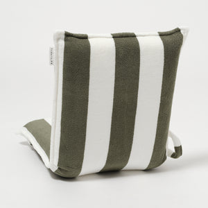 Terry Travel Lounger The Vacay Olive Stripe