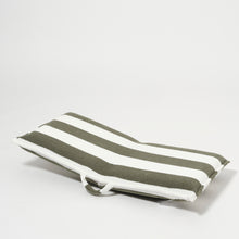 Load image into Gallery viewer, Terry Travel Lounger The Vacay Olive Stripe