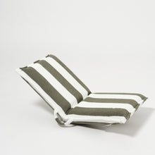 Load image into Gallery viewer, Terry Travel Lounger The Vacay Olive Stripe