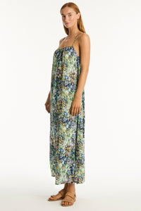 Wildflower Maxi Sundress Sea