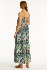 Wildflower Maxi Sundress Sea