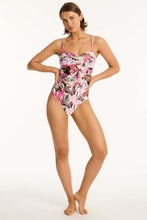Load image into Gallery viewer, isla twist bandeau one piece
