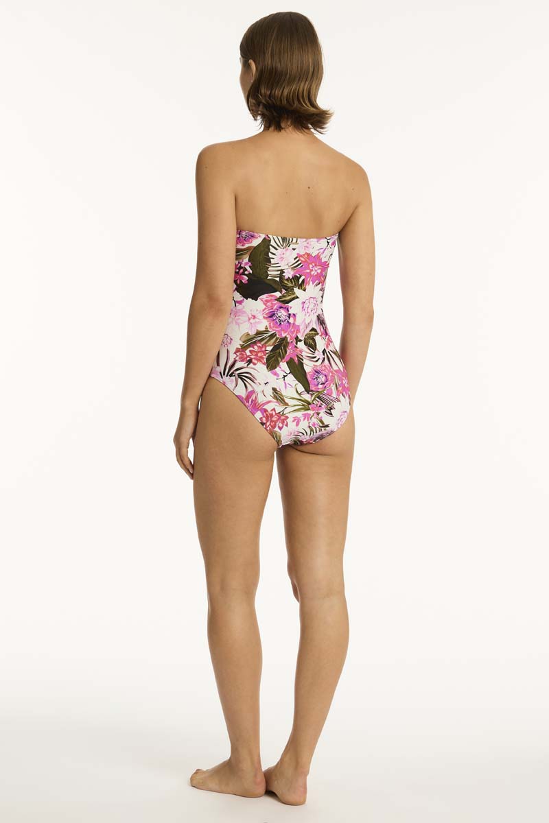 isla twist bandeau one piece