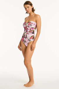 isla twist bandeau one piece