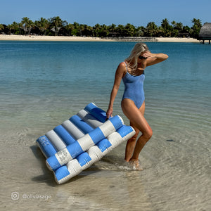 Luxe Lilo Blue Stripe