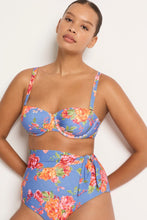 Load image into Gallery viewer, Delight Gathered Balconette Bra - Chambray