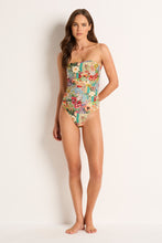Load image into Gallery viewer, Farrah Ruched Bandeau One Piece