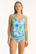 Load image into Gallery viewer, Key Largo Blouson Tank Multifit Singlet - Blue