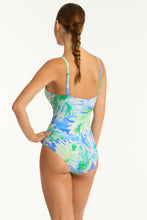 Load image into Gallery viewer, Key Largo Cross Front Multifit One Piece - Blue