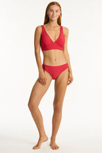 Load image into Gallery viewer, Honeycomb Regular Bikini Pant Black
