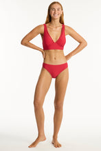 Load image into Gallery viewer, Honeycomb Regular Bikini Pant Black