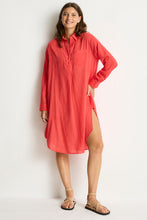 Load image into Gallery viewer, Salt Long Cover Up Red