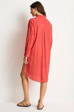 Load image into Gallery viewer, Salt Long Cover Up Red