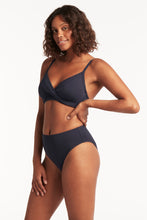 Load image into Gallery viewer, SEA LEVEL Eco Essentials Twist Front DD/E Bra Night Sky