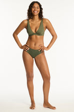 Load image into Gallery viewer, SEA LEVEL Essential Mid Bikini Pant Khaki