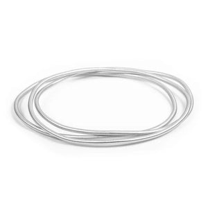 Multi Bangle Set Silver