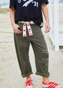 Star Tie Belt Red