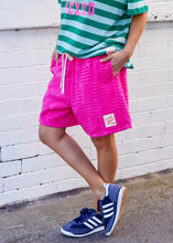 Load image into Gallery viewer, Salt &amp; Sunshine Towelling Short Hot Pink