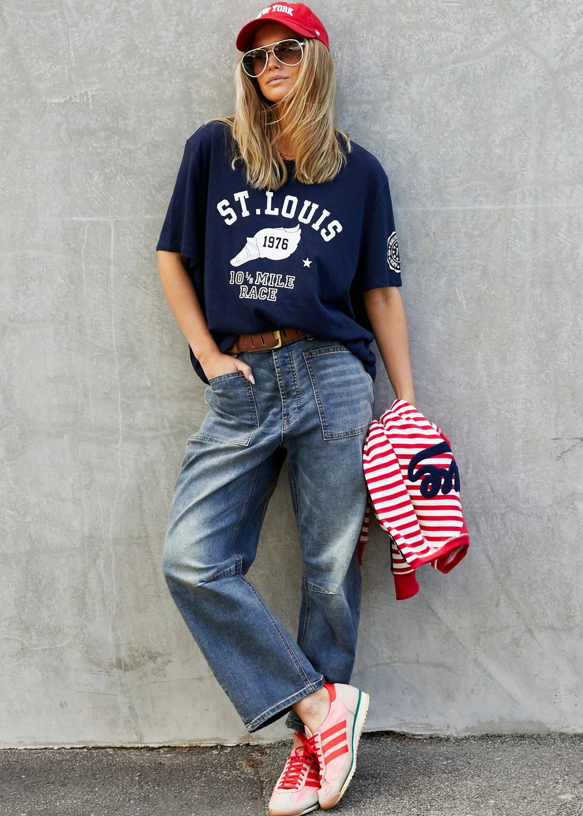 St Louis Tee Navy