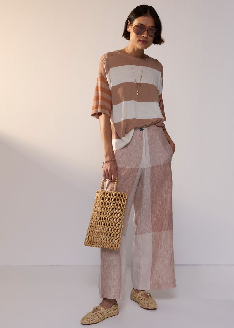 Nixie Pant Toffee Gingham