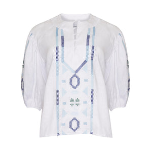 Theme Top Azure Embroid