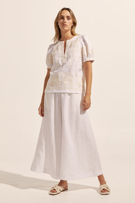 Venture Top Porcelain Embroid