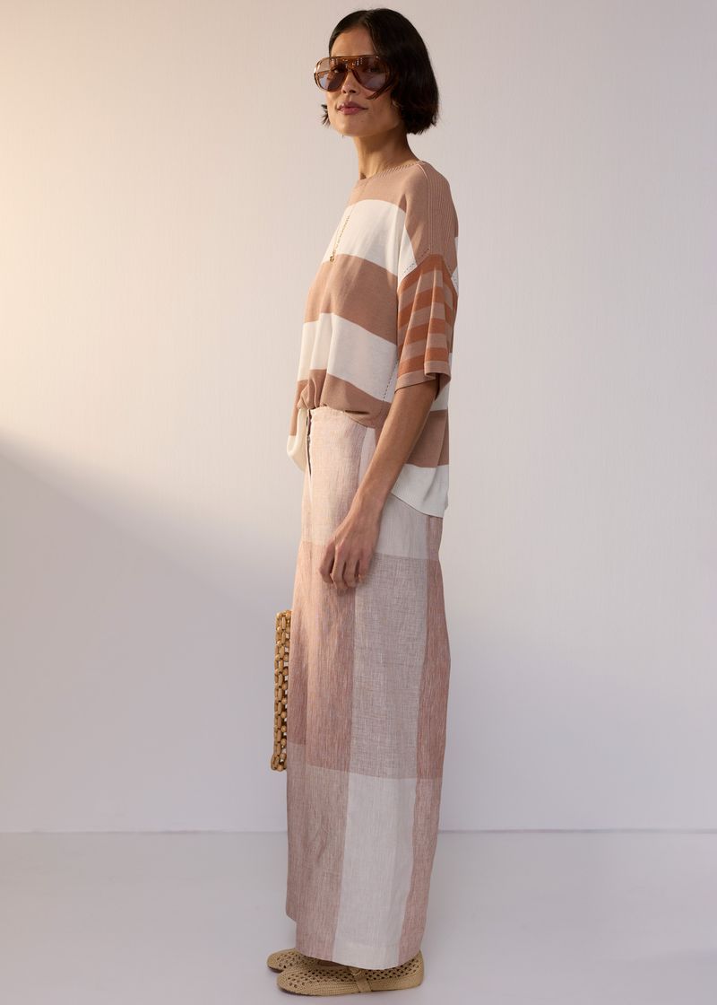 Nixie Pant Toffee Gingham