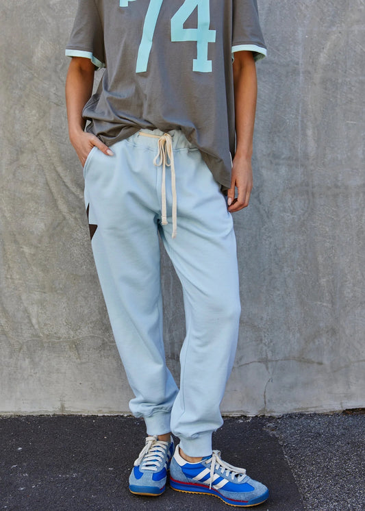Vintage Western Track Pant Powder Blue