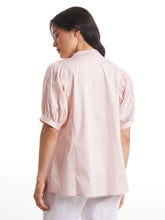 Load image into Gallery viewer, Elbow Pintuck Shirt Duty Pink