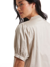 Load image into Gallery viewer, Elbow Pintuck Shirt Stone