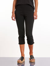 Load image into Gallery viewer, Cropped Bengaline Pant Black
